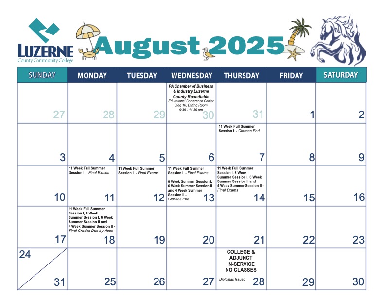August 2025 Calendar