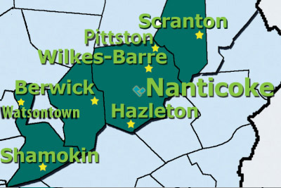 LCCC offers classes at our Main Campus in Nanticoke and at seven additional sites throughout Northeastern Pennsylvania including Wilkes-Barre, Pittston, Hazleton, Scranton, Berwick, Shamokin, and Watsontown. 